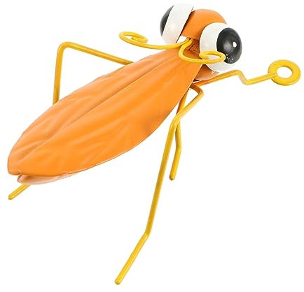 Kisangel Eisenhandwerksdekor Simulationsheuschrecken-Ornament Lebensechtes Szenendekor Zur Dekoration