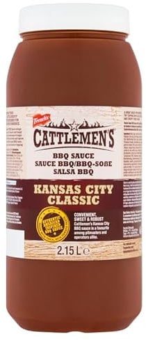 Cattlemen's Kansas City Classic BBQ Sauce 2.15 L | Real Authentic American BBQ Sauce | Made with Thick, Rich Tomato Paste