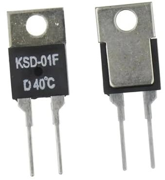 5 Pz 40 50 60 70 80 90 100 Gradi C NC Normalmente Chiuso NO Normalmente Aperto 1.5A Interruttore Termico Sensore di Temperatura Termostato KSD-01F JUC-31F(90C,Normally open H)