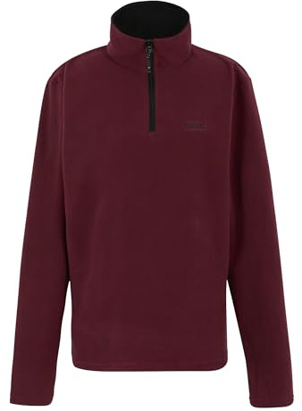 Regatta Fleece Thompson - Doublure polaire avec demi-fermeture éclair pour homme, grenat foncé, taille S