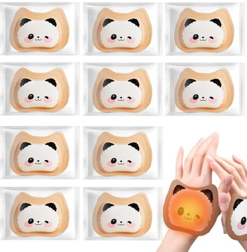 Wärmepflaster, Handwärmer, Hand Warmers, Luftaktivierte tragbare Handwärmer, 10pc, Langlebige Sofort-Wärmepackungen, Outdoor-Handwärmers für den Innenbereich, zum Arbeiten und Lernen