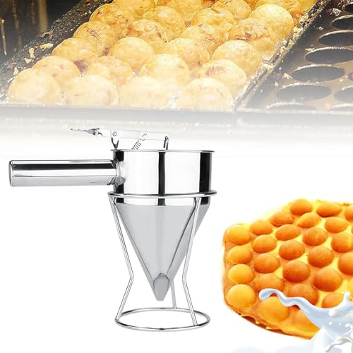 Keenso Support d'entonnoir en acier inoxydable de haute qualité pour la pâtisserie, entonnoir de cuisine exquis pour la cuisine à domicile, acier inoxydable