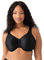 Wacoal Women's Basic Beauty Unlined Full Figure Underwire Bra, Black, 34H US