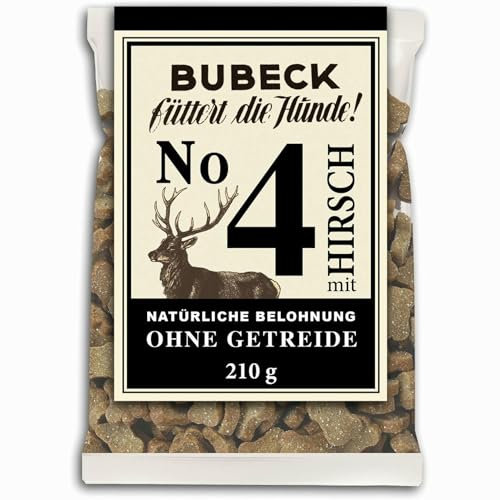 BUBECK | Hundeleckerlies getreidefrei | das ideale Trainingsleckerli (Hirsch)