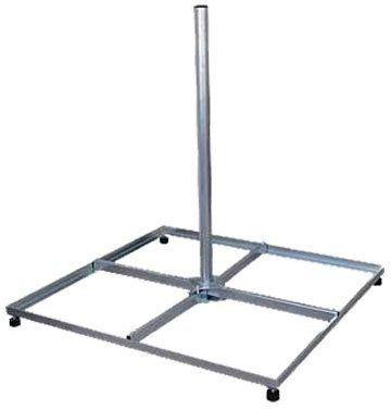 Balkonständer Stahl 4x 50x50cm Holland mit 100cm Mast