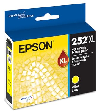 Epson 252XL Genuine High Capacity Yellow Ink Cartridge T252XL420