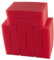 LTWHOME Mittlerer Rot Filterschwamm Ersatzschwamm für Oase Biotec Screenmatic 18/36 Neutral (4 Stück)
