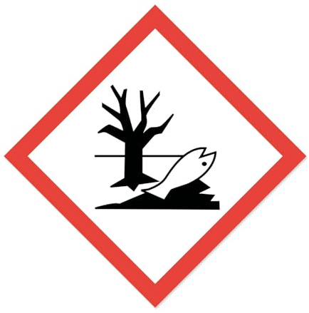 easydruck24de Aufkleber Gefahrstoff GHS09 Umweltgefährlich 10 cm I Gefahrstoffsymbol GHS-Kennzeichnung Achtung Warnung Hinweis I hin153