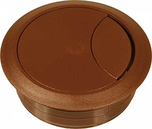 ToniTec Kabeldurchlass Kabeldose Kabeldurchführung Kunststoff 60mm 80mm Braun