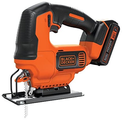BLACK+DECKER 20V MAX Jigsaw with Battery and Charger (BDCJS20C)
