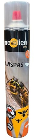 Prevalien Aerosol Avispas 750ml - Especial Avisperos y Avispa Asiática | Chorro de Largo Alcance 4 M - Acción Rápida - Uso Doméstico y Profesional