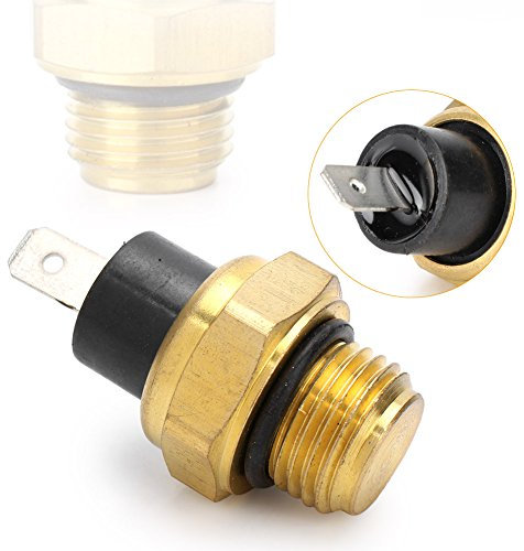 Gzyf radiatore in alluminio, ventola, refrigerante sensore temperatura termostato interruttore per Honda Street Bike VTX1300R VT750 C2 VTX1800R