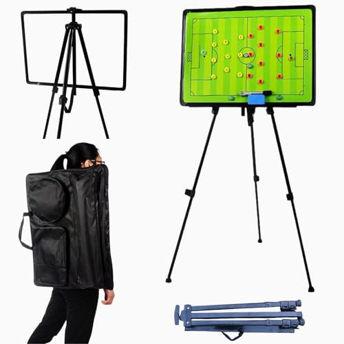 PhantomSky Große Elegante praktische Magnettafel, Taktiktafel, Training, Fußball, tragbar, professionell, für Fußballtraining, Wettbewerb (Größe: 60 cm x 45 cm)