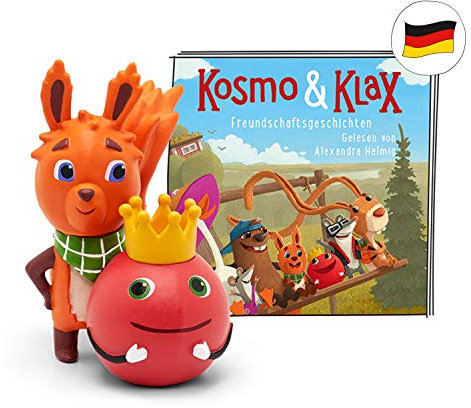 tonies Hörfiguren für Toniebox, Kosmo & Klax – Freundschaftsgeschichten, Hörbuch mit Liedern für Kinder ab 4 Jahren, Spielzeit ca. 77 Minuten