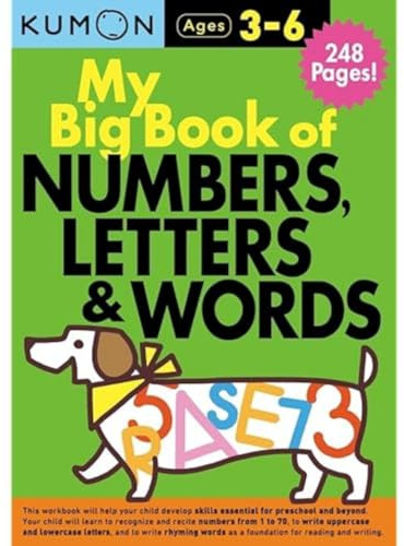 My Big Book of Numbers, Letters & Words (Kumon Workbooks)