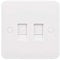Schneider Electric Lisse White Moulded - Double Data Socket, CAT-6, RJ45, GGBL7072C6S, White