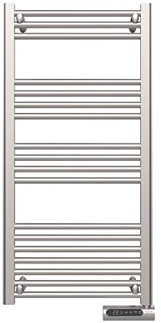 Cecotec Portasciugamani Elettrico ReadyWarm 9200 Smart Towel White. 750 W, Display LCD e Controllo Touch, Programmabile. (Grigio Scuro)