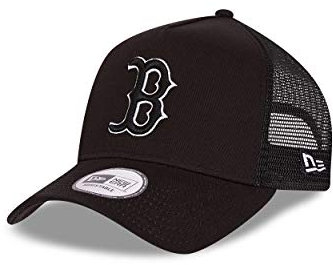 New Era Boston Red Sox Tonal Mesh A-Frame Adjustable Trucker Cap - One-Size