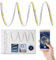 LED Universum COB LED Streifen Smart Home Set kaltweiß mit Zigbee Controller & Netzteil Band Strip Premium Filament 24V LED Streifen IP65 kaltweiß (2 Meter)
