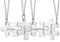 Personalised Best Friend Necklace - Customised Stainless Steel Puzzle Name BFF Necklace for 4, Silver Jigsaw Matching Necklaces for Women Girls, Friendship Necklace Gifts for Birthday Christmas