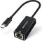 RSHTECH USB C to Ethernet Adapter 2.5G/2500Mbps, Aluminium Portable USB-C thunderbolt Network Adapter, Driver-free (WK-C25)
