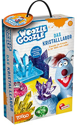 Lisciani - WOOZLE GOOZLE - Das Kristalllabor - Experimentierkasten für Kinder - Ab 8 Jahren - Bringe mit diesem Experimentierkasten funkelnde Kristalle in der Höhle zum Leben! - Glitzernde Kristalle