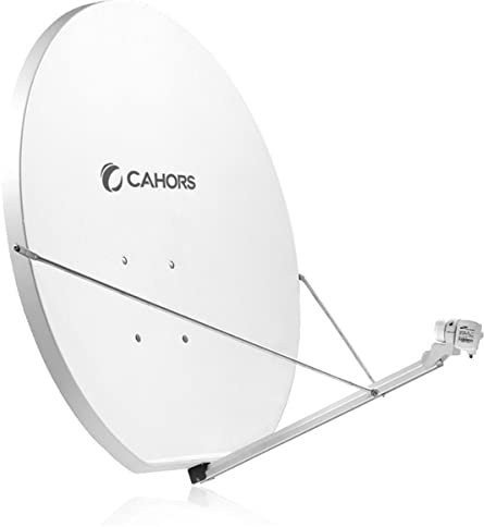 HDME Parabole Fibre SMC 120 cm + Monture Fixe AZ/El Acier galvanisé - Gain 41,3 DB, 10,7-12,75 GHz