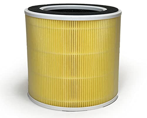 Nispira 4-in-1 True HEPA Aktivkohle-Ersatzfilter für RENPHO RP-AP089 Luftreiniger RP-AP089W / RP-AP089B Teil RP-AP089-F1, 1 Stück