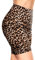 TNNZEET Radlerhose Damen Hohe Taille Kurze Sporthose Leggings Blickdicht Sommer Shorts Yoga Hose für Gym Sport (Leopard,L-XL)