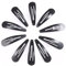 10 Pezzi mollette capelli donna,Nero,fermagli,fermacapelli,hair clip