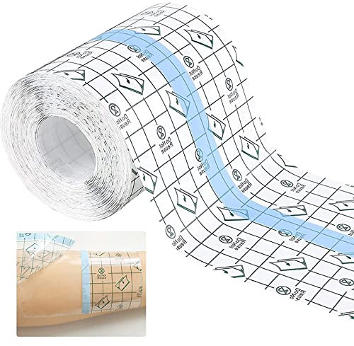 15cm*10m Wasserdicht Transparent Bandage, Wasserdichtes Pflaster, Pflaster Tattoo Bandage, Fixierer Pflaster Stretch Antiallergisch, zum Sport, Duschen