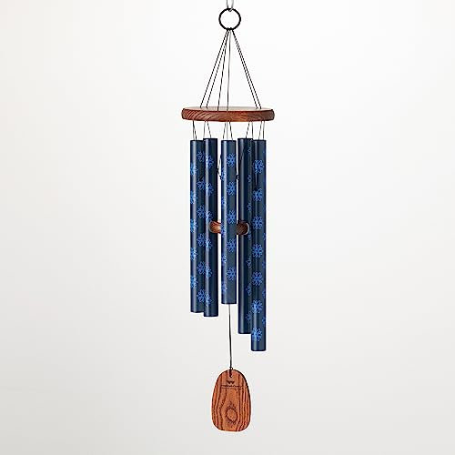 Woodstock Windspiel für draußen, Gartendekoration, Garten- und Terrassen-Dekoration, 61 cm, Dahlien-Windspiel (GCBD)