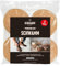 Schrader Premium Schwamm - Universalschwamm aus Viskose - zum Auftragen, Reinigen und Auspolieren - beige - 8 x 3 cm - 4 Stück - Made in Germany