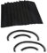 Ersatz Kohlefilter & 1 Ersatzdichtungsstreifen Set Kompatibel mit Litter Robot 3,MYAYD Kohlefilter Katzenklo Filter mit Zubehör Absorbieren Gerüche,10 Stück