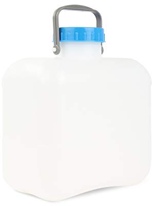 wamovo Bidon à large ouverture 16 l - Blanc - Avec poignée à étrier - Couvercle à visser DIN 96