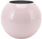 Tomotato Vase Boule, Ø14cm Petit Vase Rond de Style Nordique en Acier Inoxydable, Vase Design pour Mariages Événements Décoration Arrangements Décoration de Bureau ou de Maison(Rose)