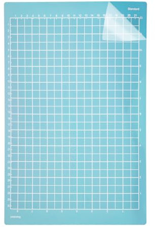 Zinueen Schneidematte für Cricut Joy Xtra - 12 x 8.5 Zoll LichtGrip Selbstklebende Cutting Mat, Ersatzkleber Klebrige Schneidematten Ersatz-Sorte Rutschfester Matt für Cricut Joy Zubehör, 1 Stück