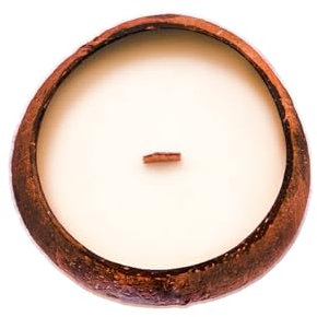 Svadia - Bougie en Cire de Soja dans Une Coque de Noix de Coco | Bougie d'Aromathérapie | Coffret Cadeau pour Noël, Pâques, Saint-Valentin, Fête des Mères, Anniversaire