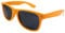 Adults Classic Sunglasses with UV400 Protection - Unisex (Light Orange)