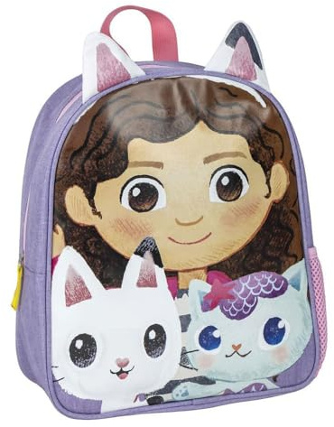 CERDÁ LIFE'S LITTLE MOMENTS Unisex Kinder Schulrucksack Kinderrucksack von Gabby's Dollhouse, Lila