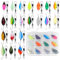 LPZMPZ Cuillere Peche Truite 20 Pièces Cuillere Ondulante Truite Hameçon Simple Cuillère Peche Truite 5g avec Sac De Rangement Cas Cuillère pour La Pêche à La Truite