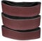 sourcing map 6pcs 6 x 48 Sanding Belts 2pcs Each of 80/120/150 Grit Aluminium Oxide Flush Joint Belt Sander Paper for Metal Woodworking Automotive Repair