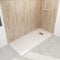 WITEN&NOCK SMC Duschwanne 180x90cm weiß Brausewanne Duschtasse extra flache Steinoptik Antirutschfür Duschkabine Duschwand