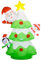 Outsunny 8FT Christmas Inflatable Christmas Tree with Santa Claus, Snowman and Penguin Behind, Christmas Blow Up Outdoor LED Display for Garden Party