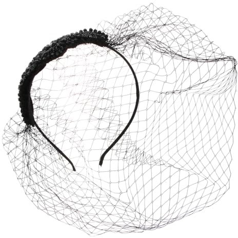 IWOWHERO Tocado De Malla Para Dama Ligero y Elegante Adecuado Para Bodas y Fiestas