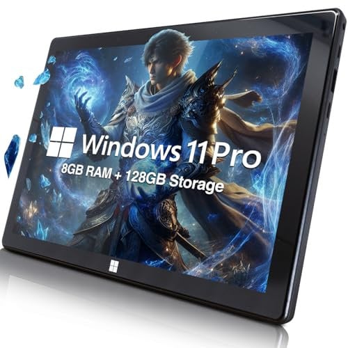 Fusion5 10 Windows 11 Professional FWIN232 PLUS N2 Ultra Slim Windows Tablet PC - 8GB RAM, 128GB Storage, USB 3.0, Micro HDMI, IPS HD Display, 5MP and 2MP Cameras, Bluetooth