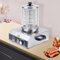 Macchina calda da 350 Watt, in acciaio inox, per hot dog e salsicce, professionale, per hot dog, panini, toast