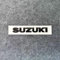 LFWCZS vorne hinten Ersatz Emblem Kit für Suzuki Jimny 2012-2018,Schwarz Kühlergrill Kofferraum Plakette Zeichen Badge Aufkleber Logo 3D Metall Kfz Dekor Tuning Zubehör,just Suzuki