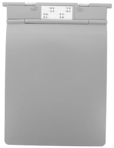 DIKACA Krankenschwester Klemmbrett aus Bruchsicherem Abs Schreibunterlage Verstärkt Leichtes Praktisches Clipboard für Büro und Medizinische Dokumente Handliche Patientenakte Mappe