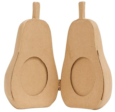Décopatch CD031C - Pappmaché Doppelrahmen Birne 10x10x17cm zu Dekorieren